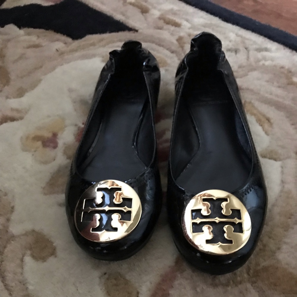 Tory Burch patent leather ballet flats